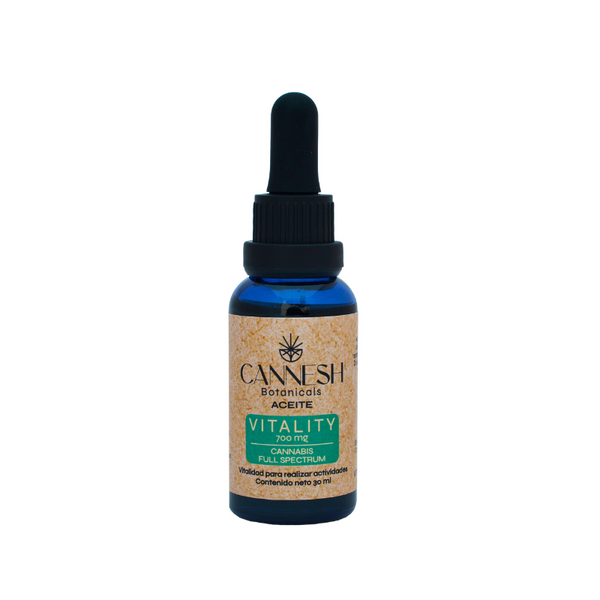 Cannesh Botanicals | Aceite Vitality E. Completo CBD 700 mg | 30 ml