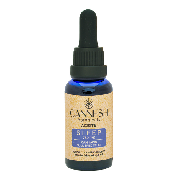 Cannesh Botanicals | Aceite Sleep E. Completo CBD 750 mg | 30 ml