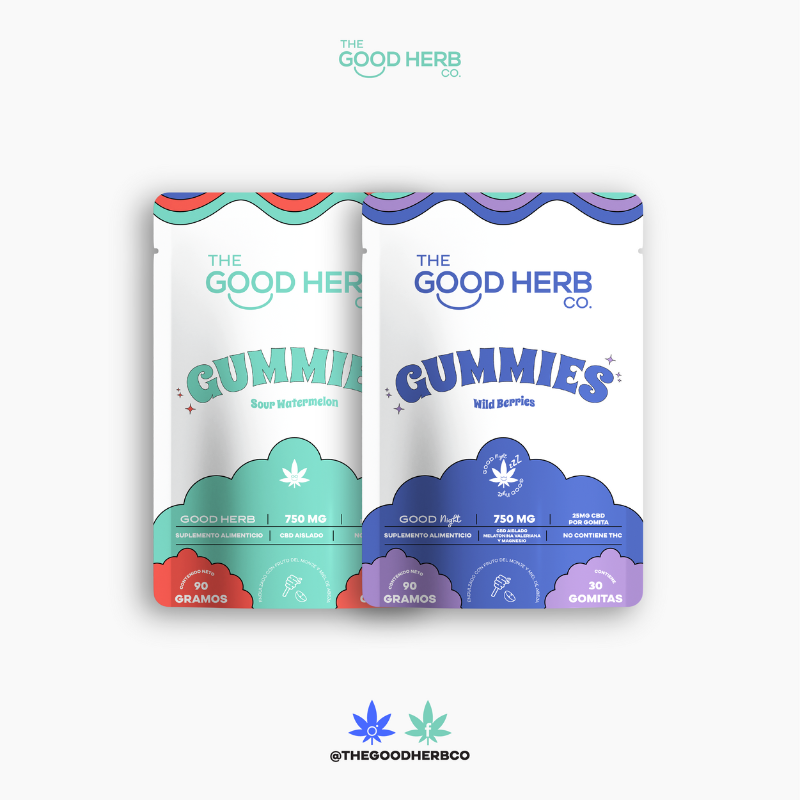 The Good Herb Co. | Gomitas Good Night Sleep CBD 25 mg/pza | 30 piezas