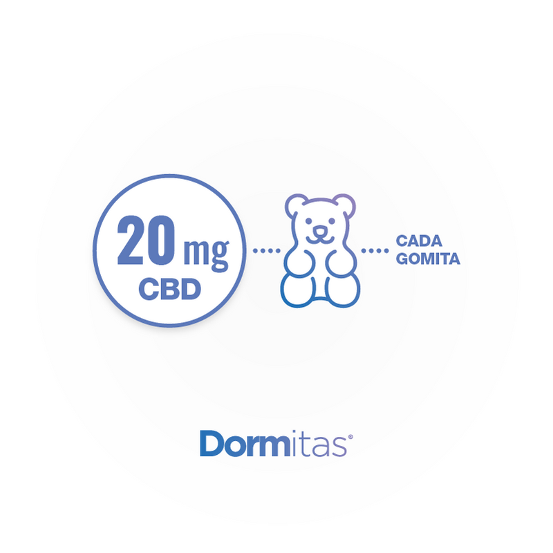 CBDbies | Gomitas Dormitas CBD 20 mg/pza | 15 piezas