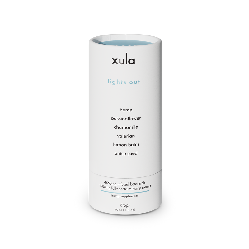 Xula Herbs | Tintura Lights Out CBD 1000 mg + CBN 180 mg | 30 ml