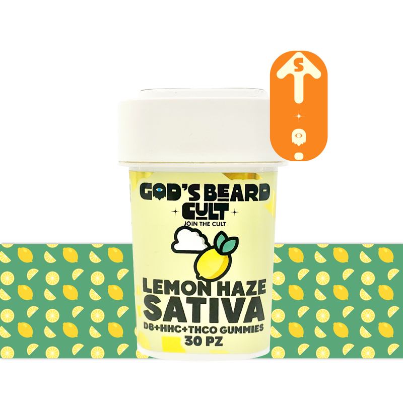 God's Beard Cult | Gomitas Delta 8 THC + HHC + THC-O  15 o 30 mg/pza | 15 o 30 piezas