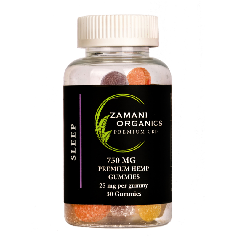 Zamani | Gomitas CBD E. Aislado 25 ó 50 mg/pza + Melatonina | 12 ó 30 piezas