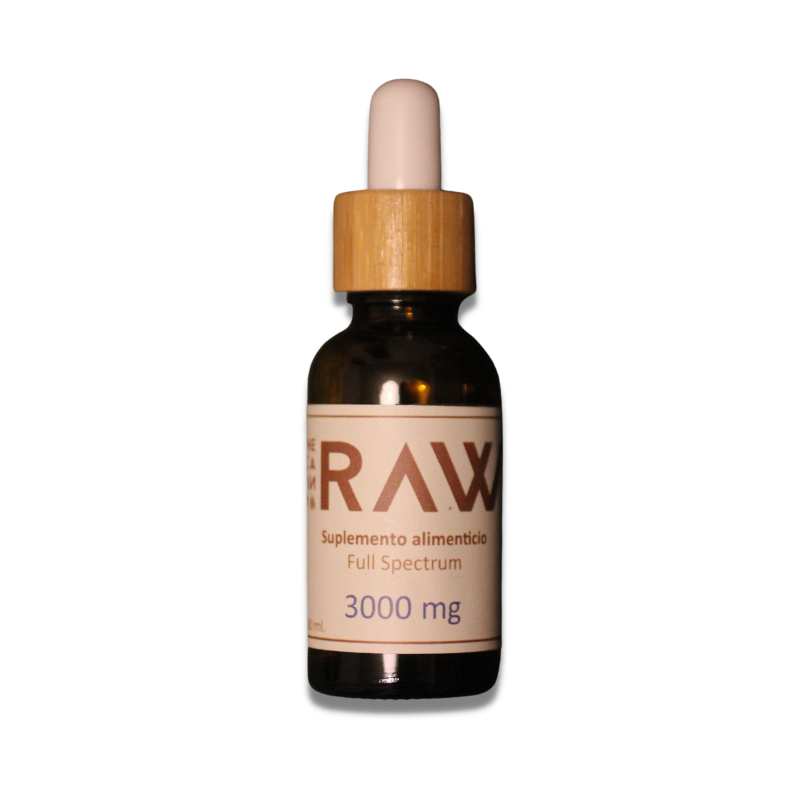 Canna Raw | Tintura CBD E. Completo Hasta 3000 mg | 30 ml