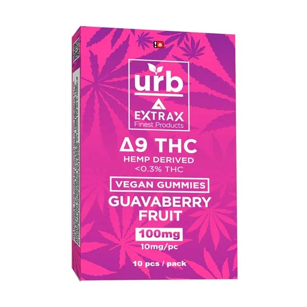 Extrax Urb | Gomitas Veganas Delta 9 THC 10 mg/pza | 10 piezas