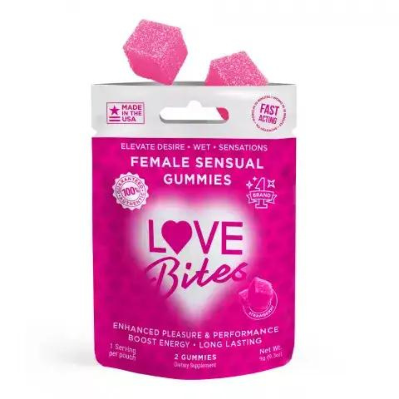 Love Bites | Gomitas Sensual para Mujer | 2 o 30 pzas