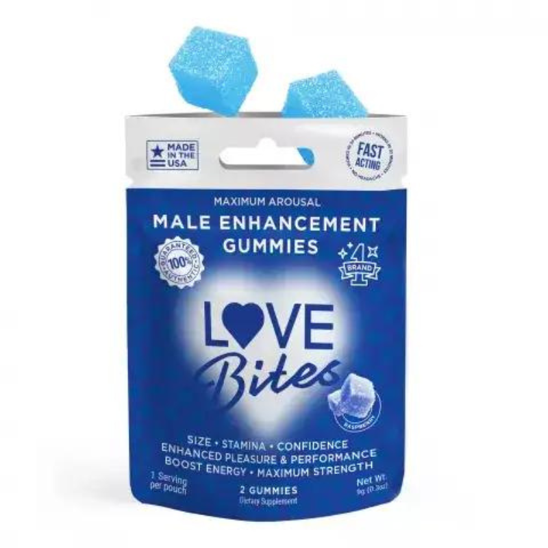Love Bites | Gomitas Enhancement para Hombre | 2 o 30 pzas