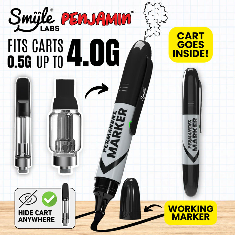 Smyle | Batería para Cartuchos de Wax 510 Penjamin Marker Battery | 1 pieza