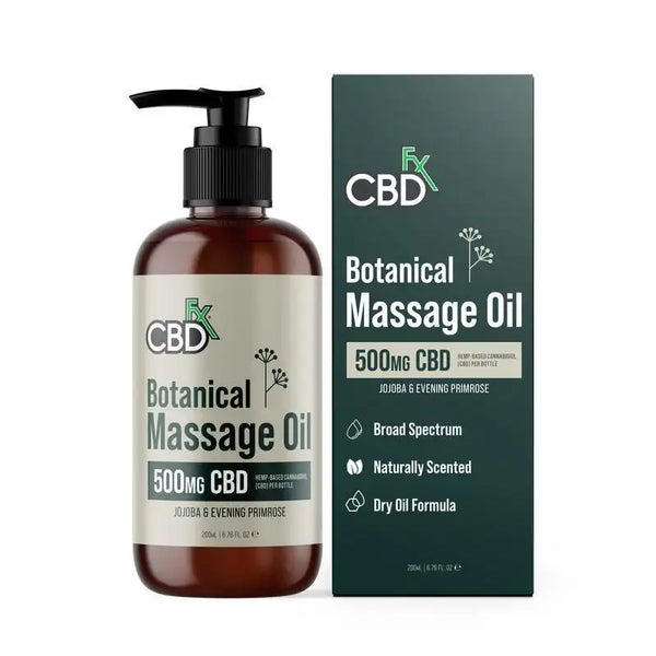 CBDFX | Aceite para Masaje Corporal CBD 500 mg | 200 ml