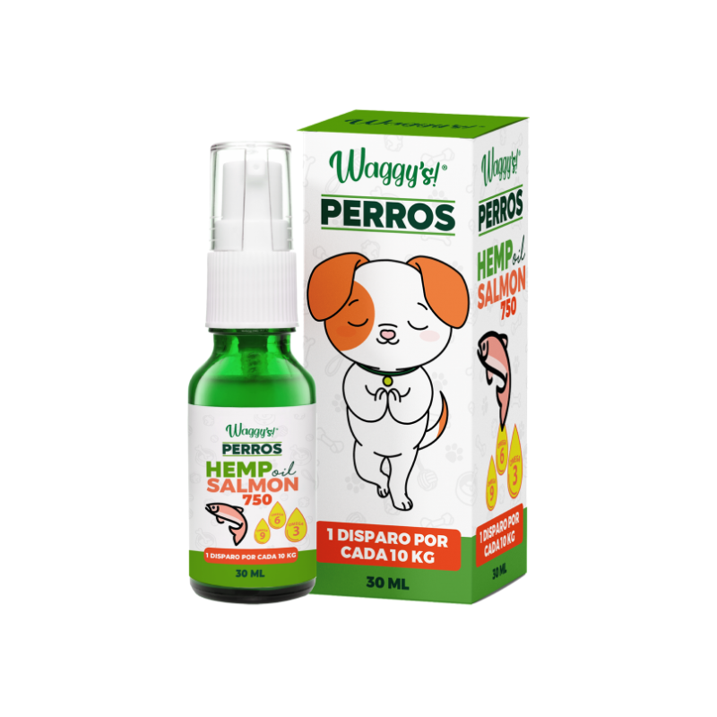 Waggy's | Aceite para Perros CBD Espectro Amplio hasta 1500 mg | 30 ml