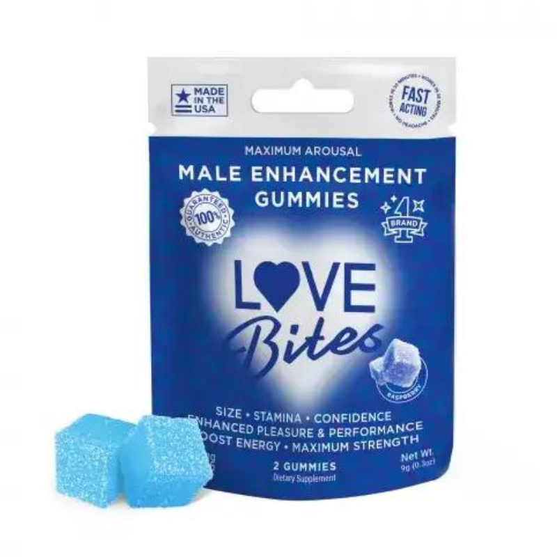Love Bites | Gomitas Enhancement para Hombre | 2 o 30 pzas