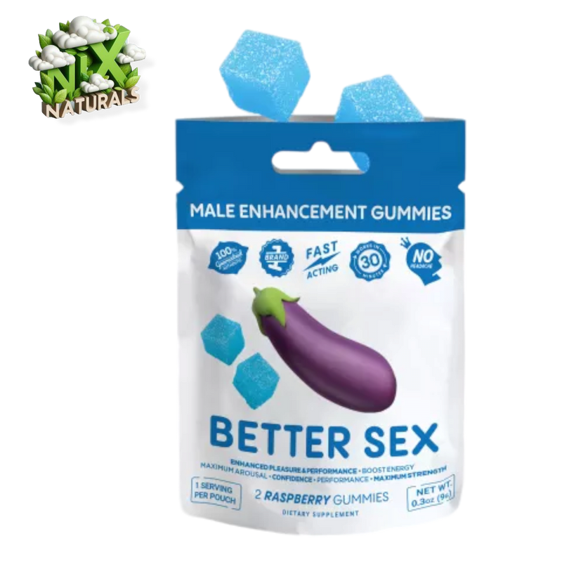 Better Sex | Gomitas para Hombre Desempeño Sexual | 2 ó 30 piezas