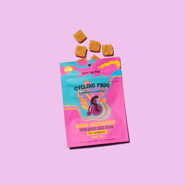 Cycling Frog | Gomitas Suver Haze Rosin Delta 9 THC 10 mg/pza | 10 piezas