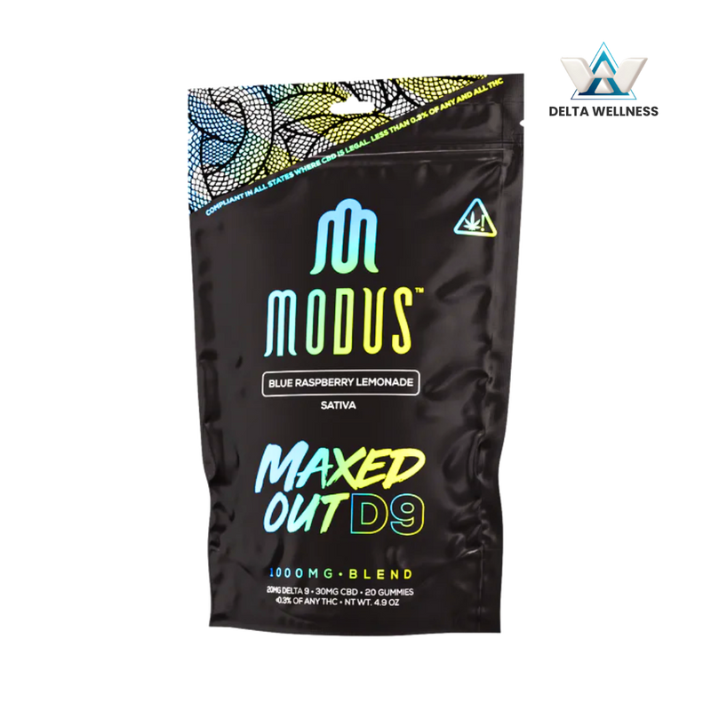 Modus | Gomitas Delta 9 THC 20 mg + CBD 30 mg | 20 piezas