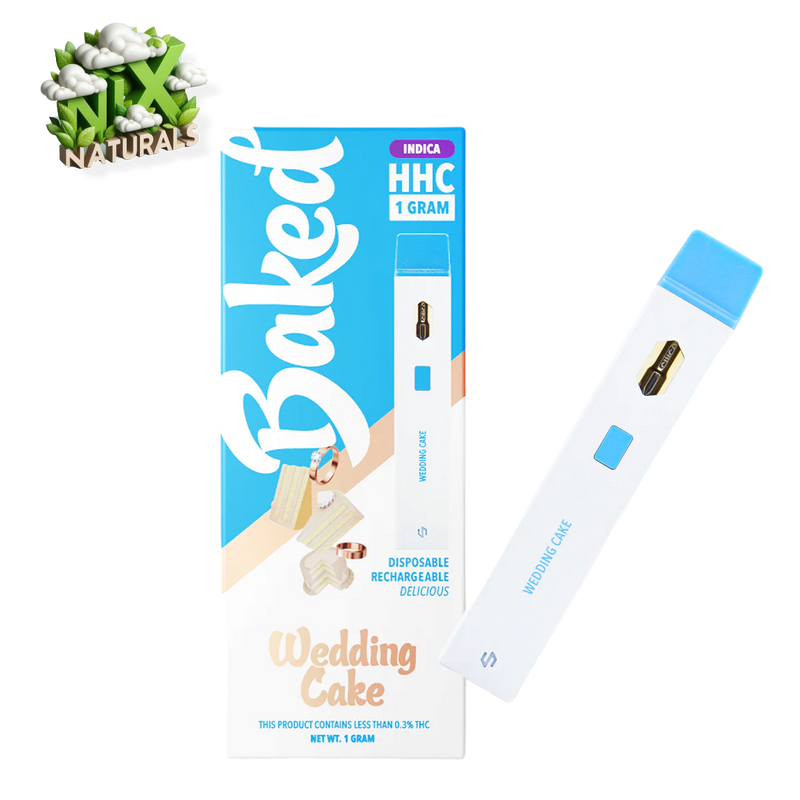 Baked | Vape Desechable HHC 1000 mg | 1 ml | Pluma de Wax