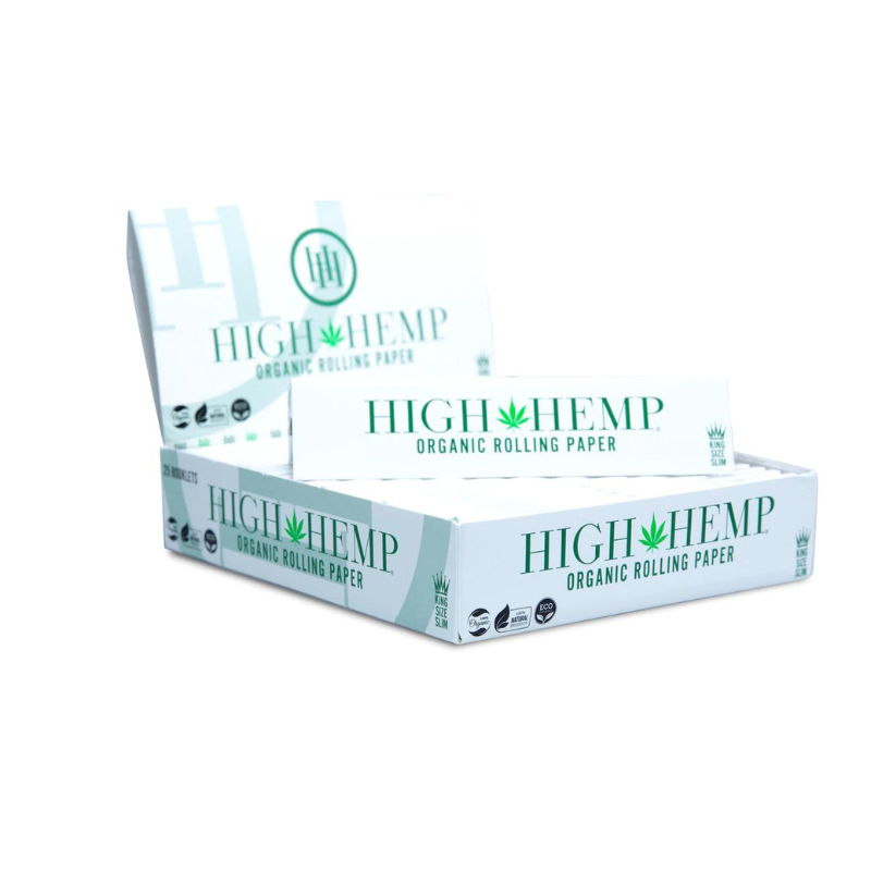 High Hemp | 32 Papeles para Forjar 1 1/4 ó King Size | 1 pieza