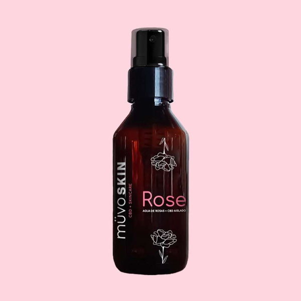 MUVO | Agua de Rosas con CBD Aislado 5 mg/ml | 100 ml