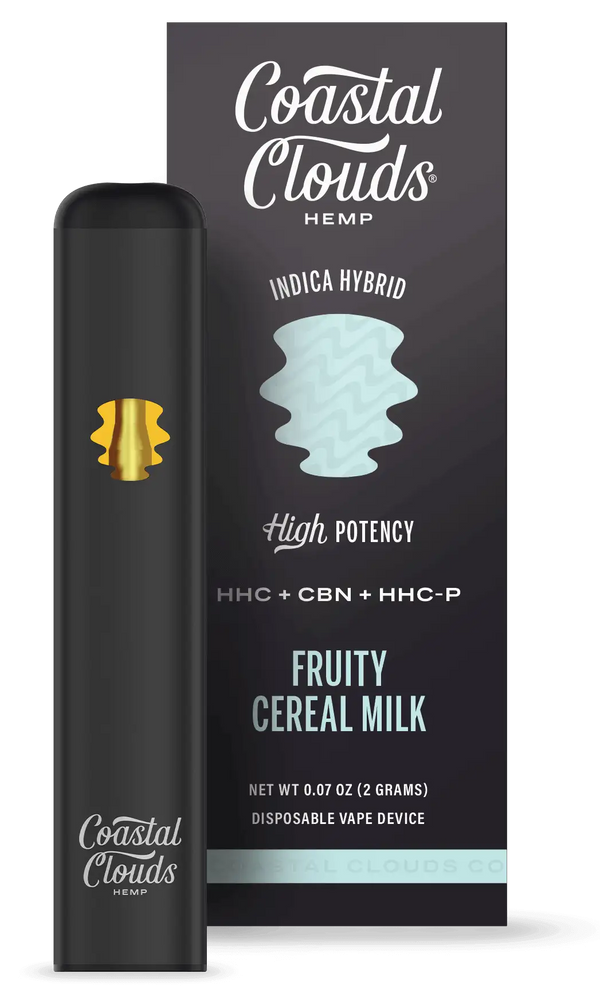 Coastal Clouds | Vapes Desechable HHC 1200 mg + HHC-P 400 mg + CBN 400 mg | 2 ml | Pluma de Wax