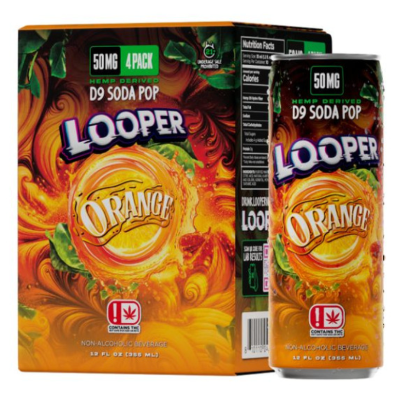 Looper | Bebida High Seltzer Delta 9 THC 50 mg/pza (POTENCIA!) |355ml/pza | 4 pack