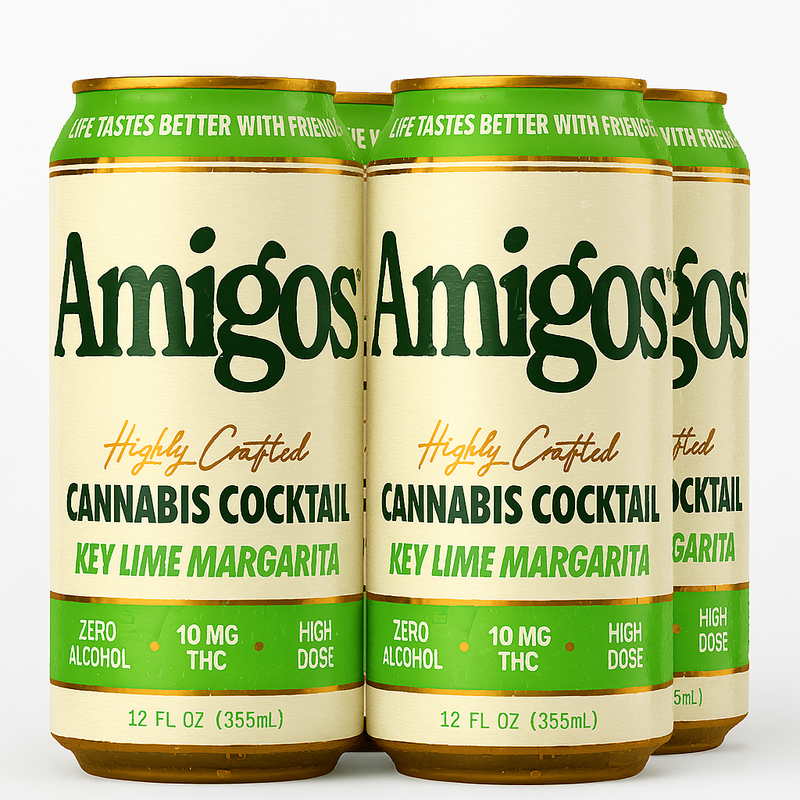 Amigos | Bebidas | Delta 9 THC 10 mg/pza | 355ml | 4 pack
