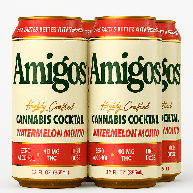 Amigos | Bebidas | Delta 9 THC 10 mg/pza | 355ml | 4 pack