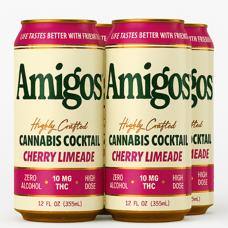 Amigos | Bebidas | Delta 9 THC 10 mg/pza | 355ml | 4 pack