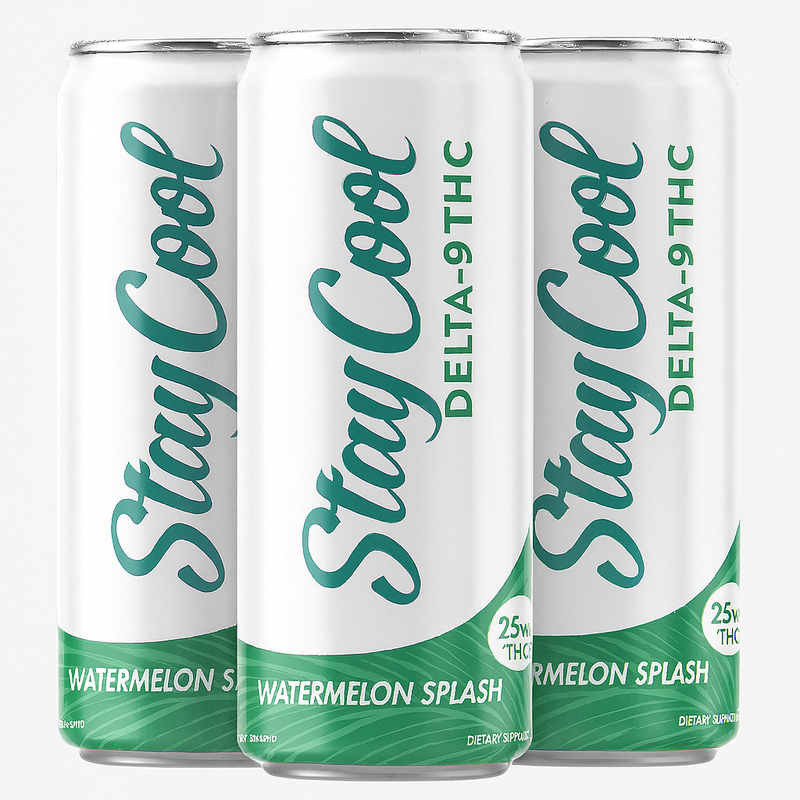 Stay Cool | Bebida High Seltzer Delta 9 THC 25 mg/pza | 355ml/pza | 4 pack