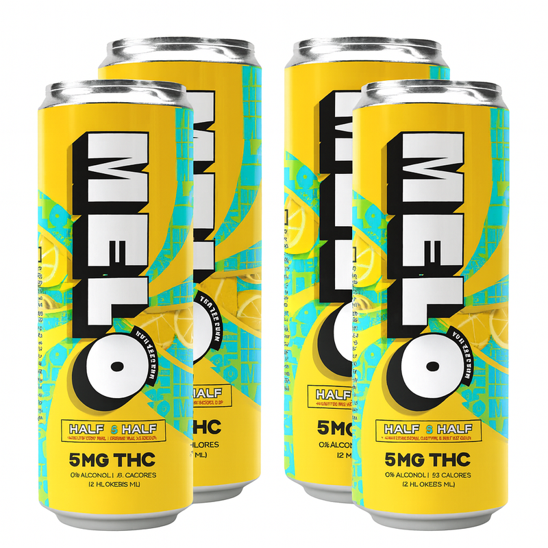 Melo | Bebida High Seltzer Delta 9 THC 5 mg/pza | (355ml/pza) | 4 pack
