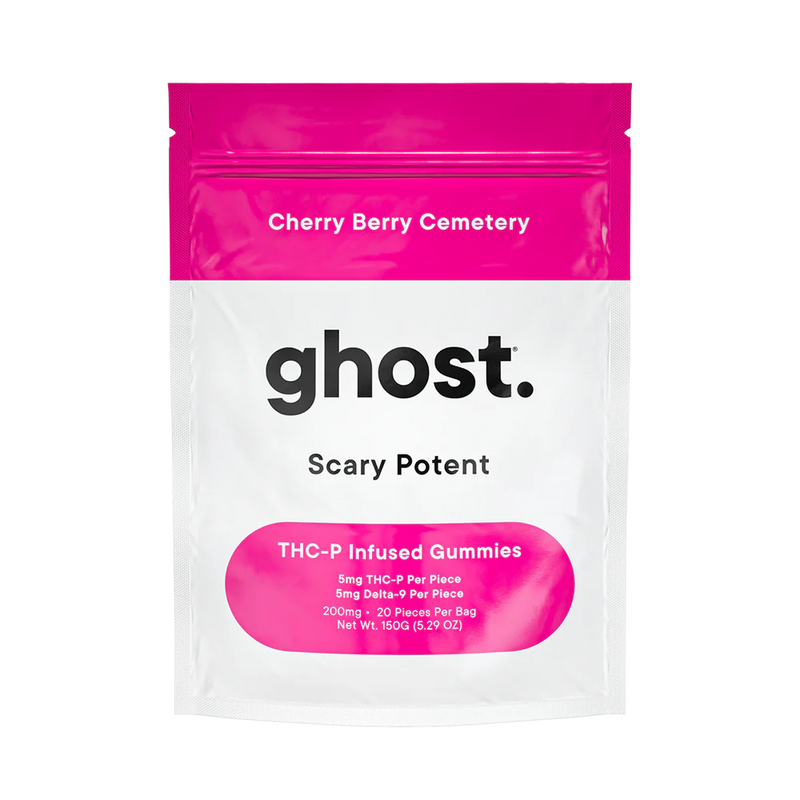 Ghost | Gomitas Reaper Delta 9 THC 5 mg/pza + THC-P 5 mg/pza | 20 piezas
