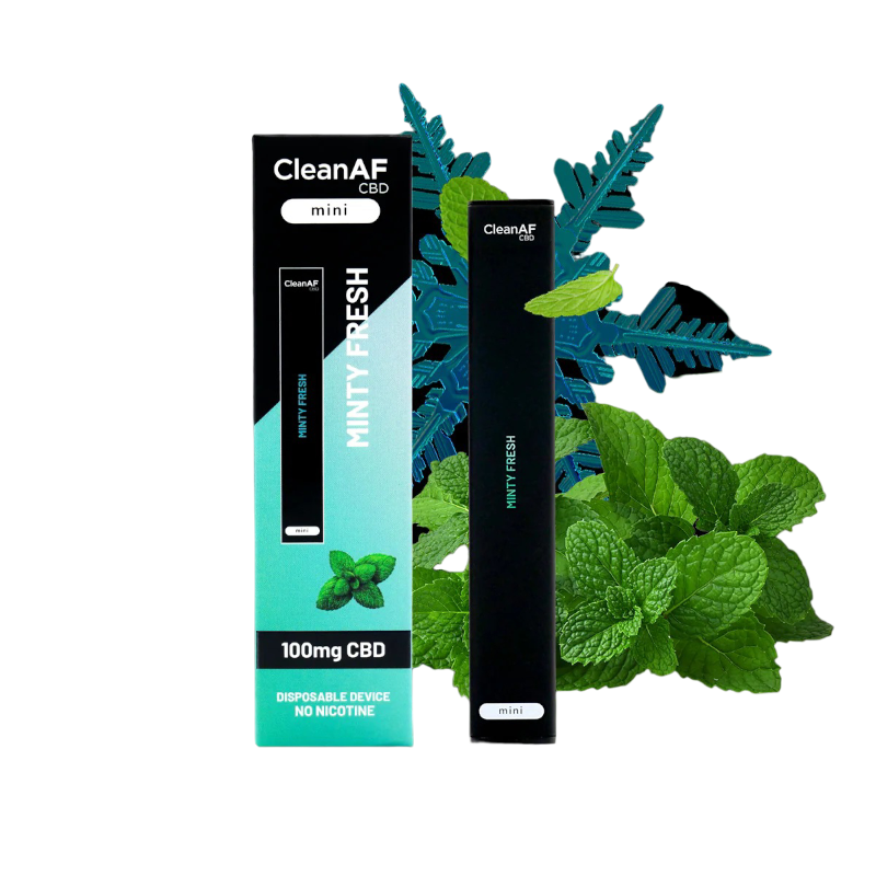 CleanAF | Vape Desechable CBD E. Amplio 100 mg | 1.3 ml