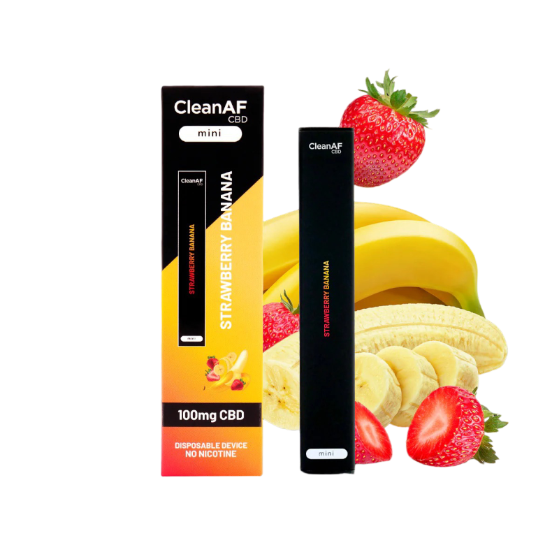 CleanAF | Vape Desechable CBD E. Amplio 100 mg | 1.3 ml