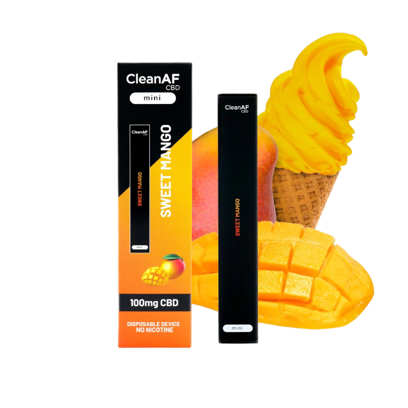 CleanAF | Vape Desechable CBD E. Amplio 100 mg | 1.3 ml