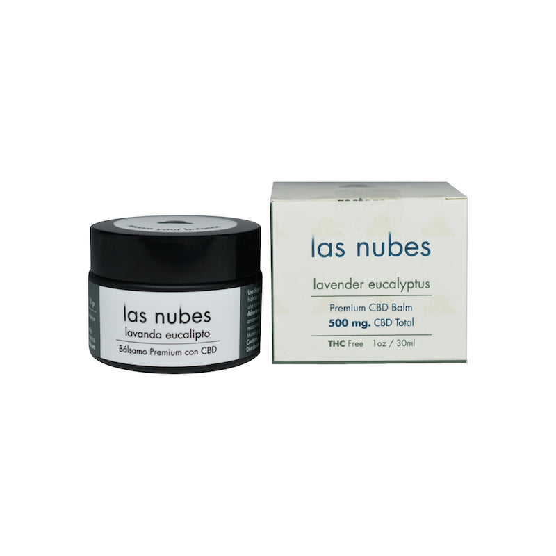 Las Nubes | Bálsamo CBD E. Completo 500 mg + Lavanda + Eucalipto | 30 ml