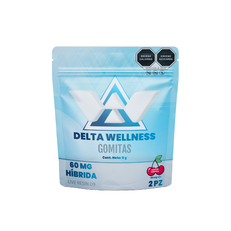 Delta Wellness | Gomitas Live Resin Delta 9 30 mg/pza | 2 o 15piezas