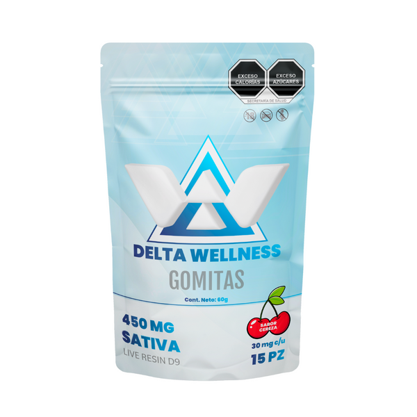 Delta Wellness | Gomitas Live Resin Delta 9 30 mg/pza | 2 o 15piezas