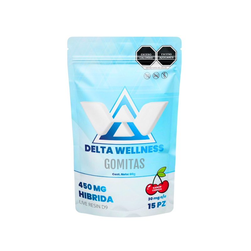 Delta Wellness | Gomitas Live Resin Delta 9 30 mg/pza | 2 o 15piezas