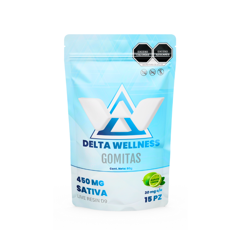 Delta Wellness | Gomitas Live Resin Delta 9 30 mg/pza | 2 o 15piezas