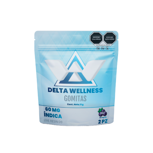 Delta Wellness | Gomitas Live Resin Delta 9 30 mg/pza | 2 o 15piezas