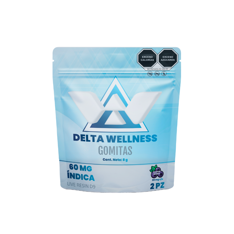 Delta Wellness | Gomitas Live Resin Delta 9 30 mg/pza | 2 o 15piezas