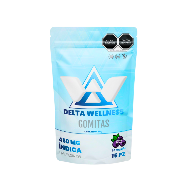 Delta Wellness | Gomitas Live Resin Delta 9 30 mg/pza | 2 o 15piezas