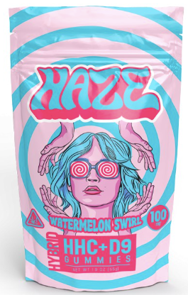 Haze | Gomitas Delta 9 THC 44 mg/pza + HHC 56 mg/pza | 10 piezas