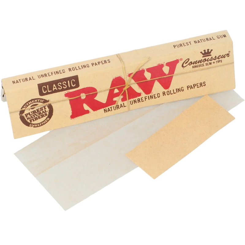 RAW | 50 Papeles para Forjar 1 1/4 + Filtro | 1 pieza