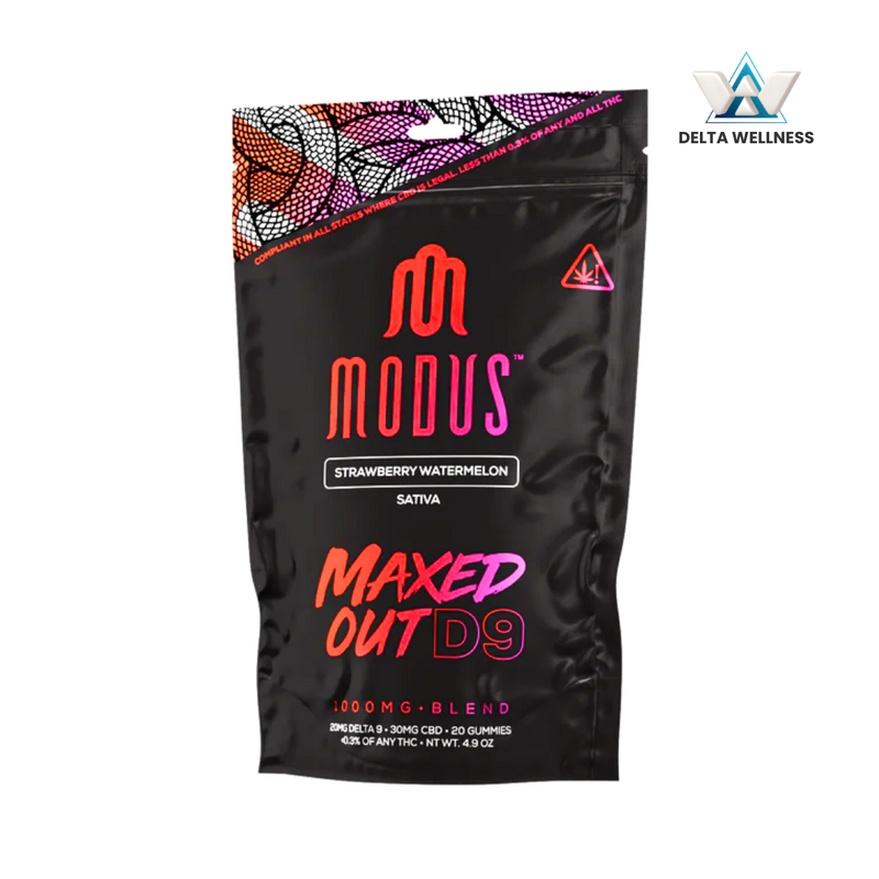 Modus | Gomitas Delta 9 THC 20 mg + CBD 30 mg | 20 piezas