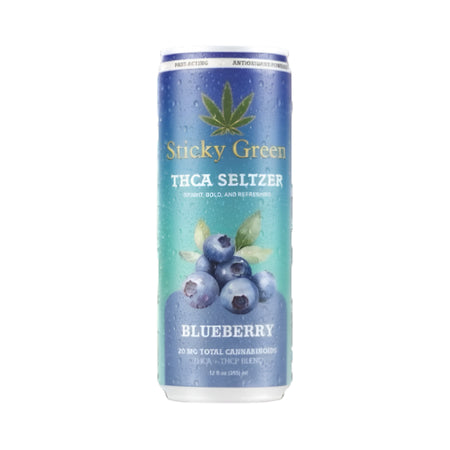 Sticky Green | Bebida High Seltzer THC-A 10 mg/pza + THC-P mg/pza | 355ml/pza | 4 pack