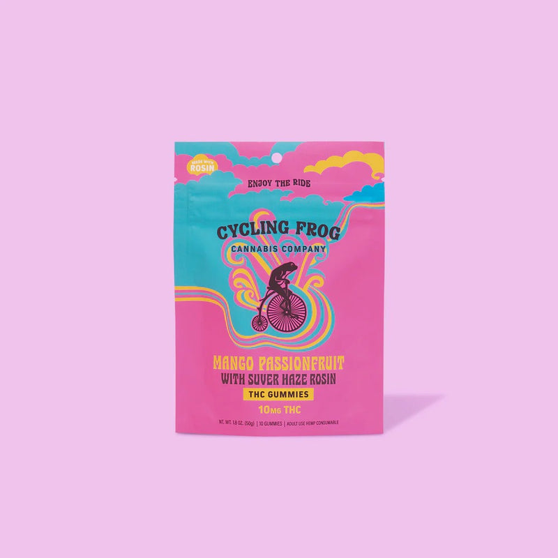 Cycling Frog | Gomitas Suver Haze Rosin Delta 9 THC 10 mg/pza | 10 piezas