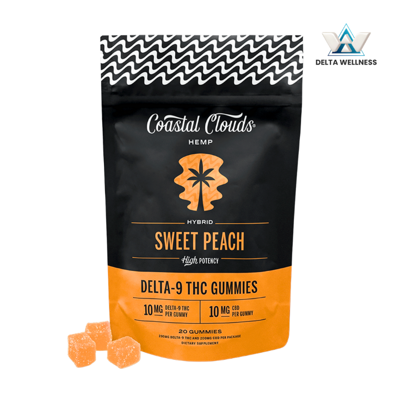 Coastal Clouds | Gomitas Delta 9 THC 10 mg/pza | Live Resin | 20 piezas