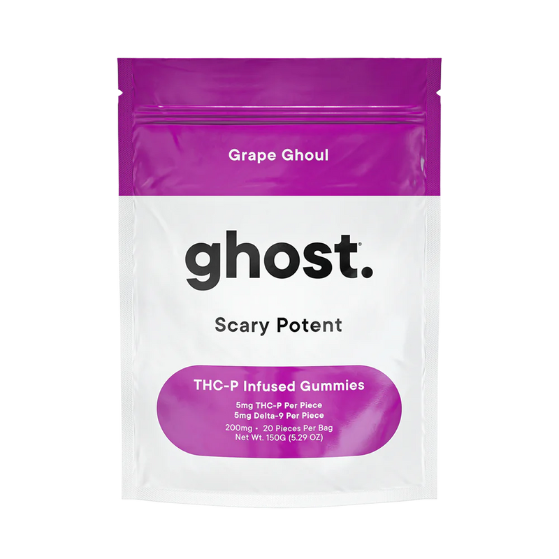 Ghost | Gomitas Reaper Delta 9 THC 5 mg/pza + THC-P 5 mg/pza | 20 piezas