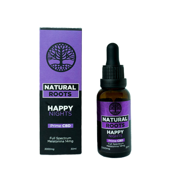 Natural Roots | Aceite Happy Nights CBD E. Completo 3000 mg | 30 ml