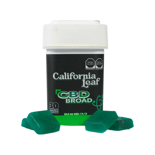 California Leaf | Gomitas CBD Broad 23 mg/pza | 15 o 30 piezas