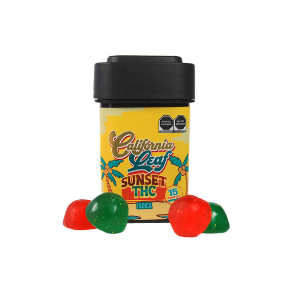 California Leaf | Gomitas Sunset HHC 30 ó 50 mg/pza | 15, 25 ó 30 piezas